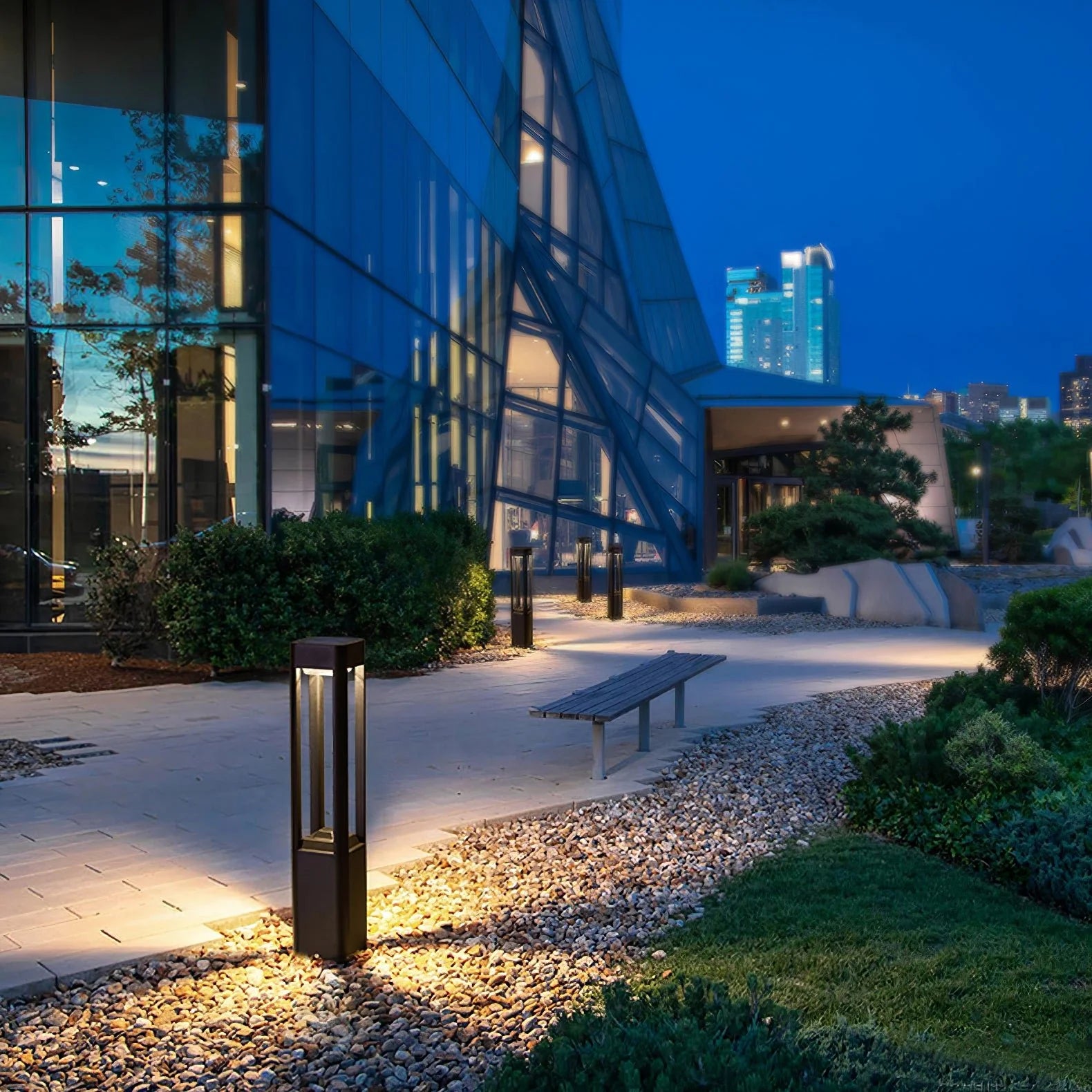 Rectangular Column Garden Outdoor Light - Yiarolight