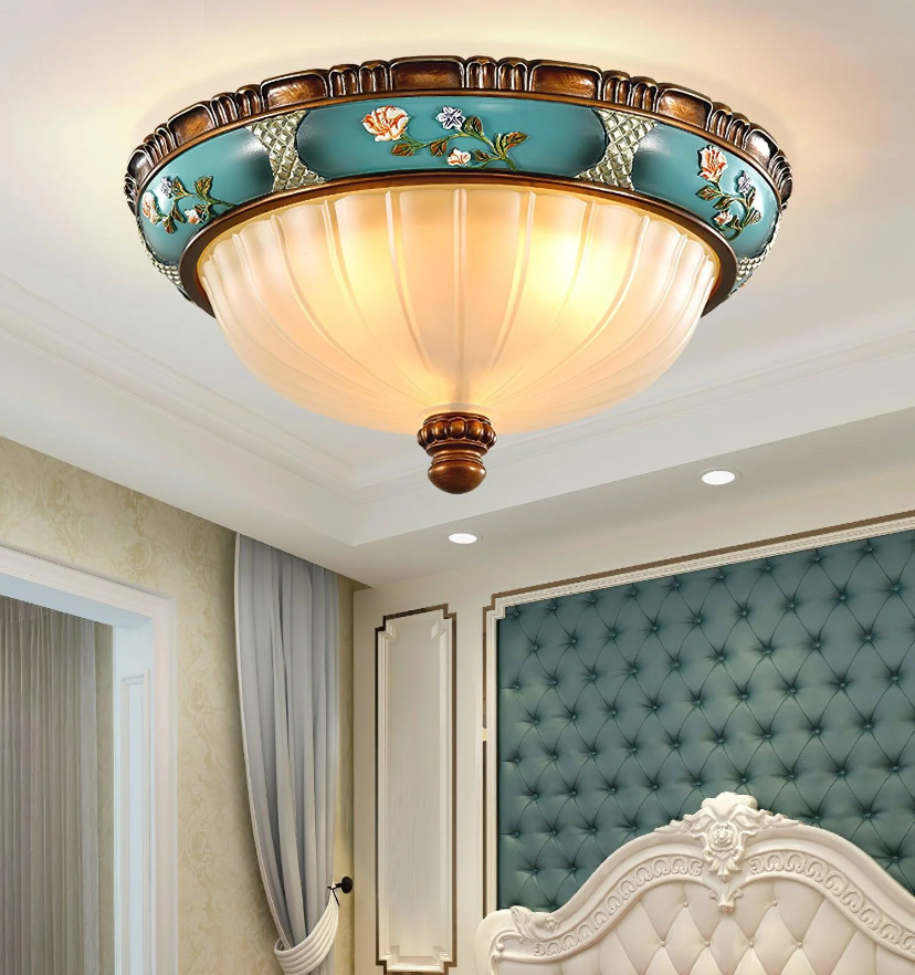 Retro Floral Recessed Ceiling Light - Yiarolight