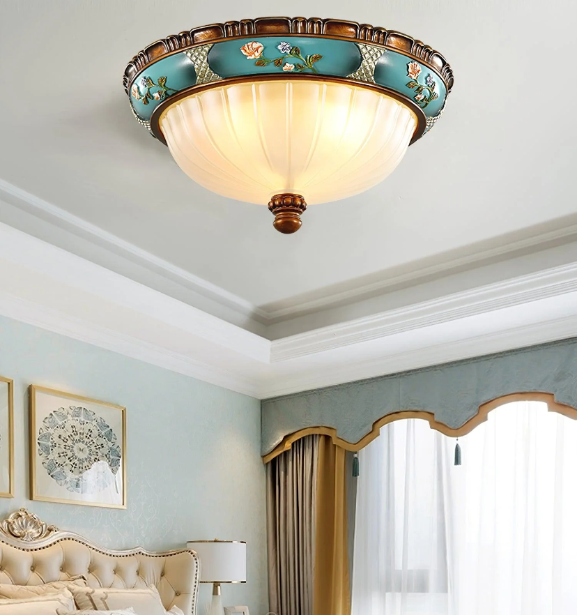 Retro Floral Recessed Ceiling Light - Yiarolight