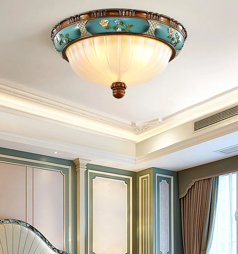 Retro Floral Recessed Ceiling Light - Yiarolight