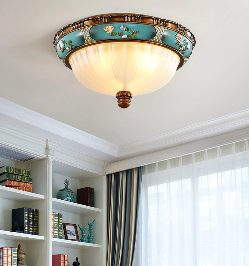 Retro Floral Recessed Ceiling Light - Yiarolight