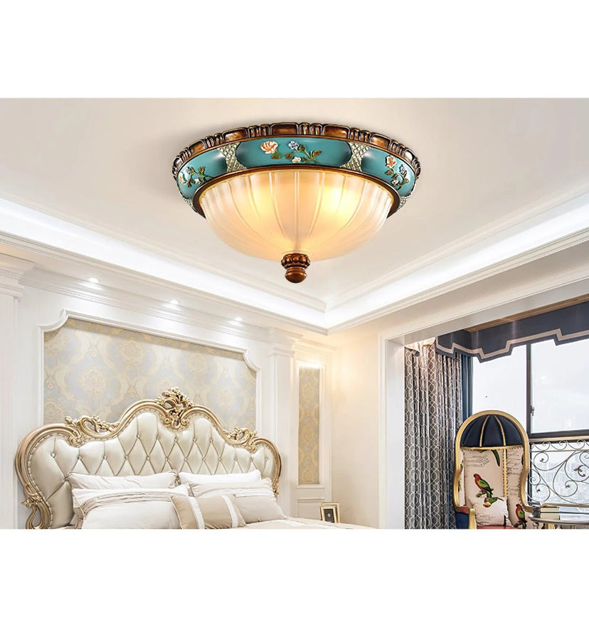 Retro Floral Recessed Ceiling Light - Yiarolight