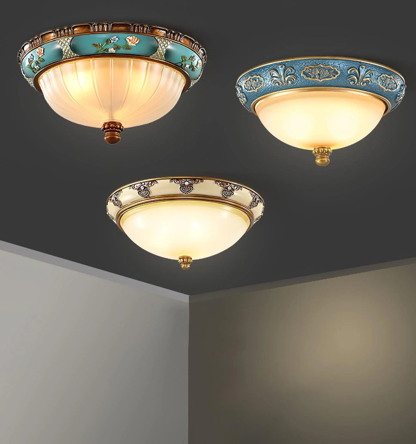 Retro Floral Recessed Ceiling Light - Yiarolight
