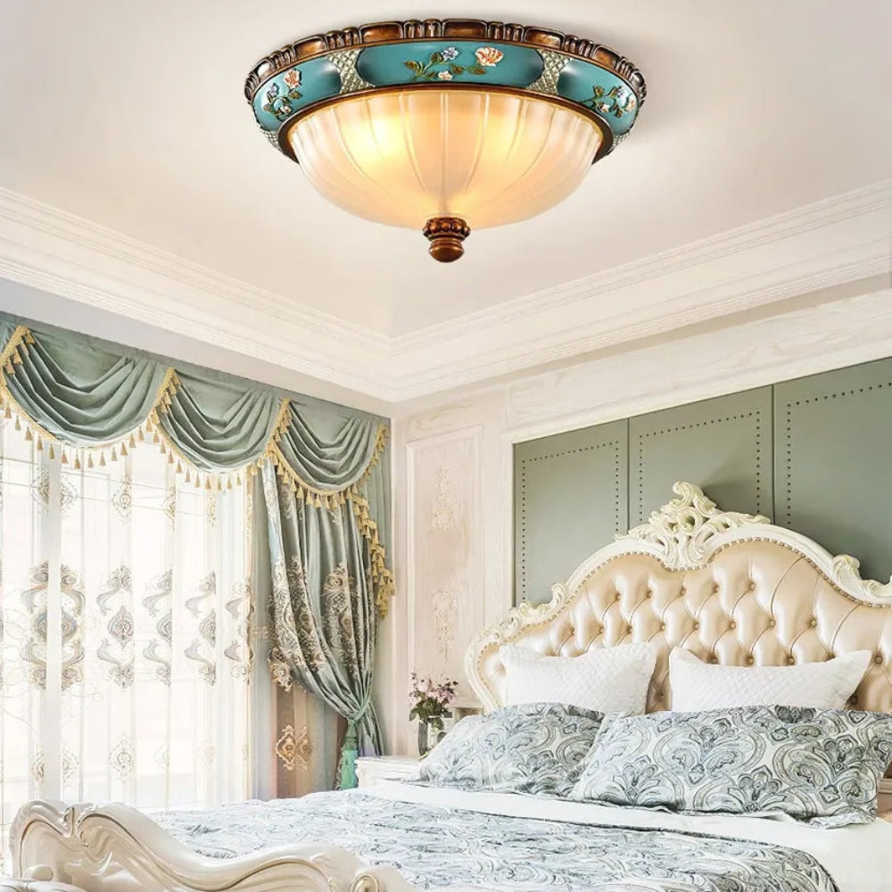 Retro Floral Recessed Ceiling Light - Yiarolight