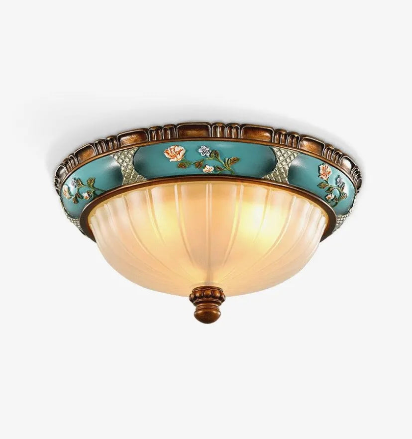 Retro Floral Recessed Ceiling Light - Yiarolight