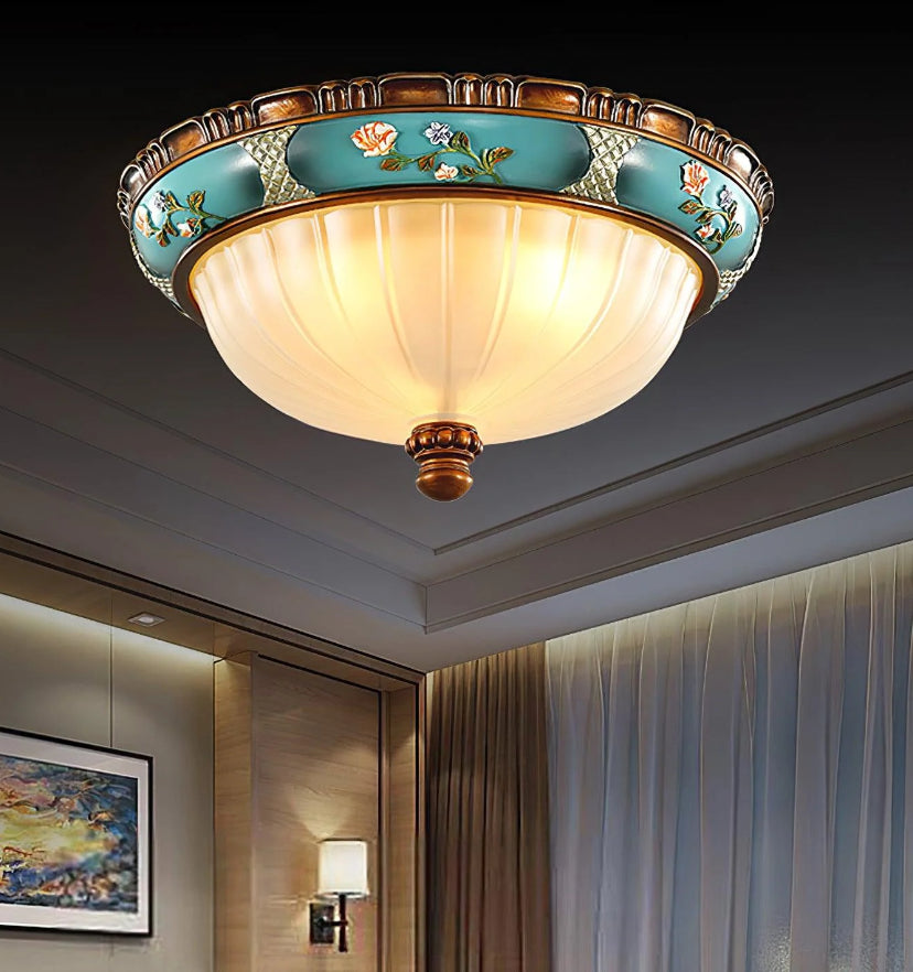 Retro Floral Recessed Ceiling Light - Yiarolight