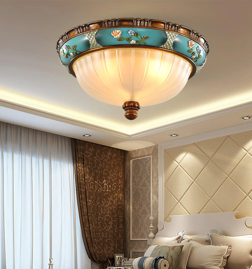Retro Floral Recessed Ceiling Light - Yiarolight