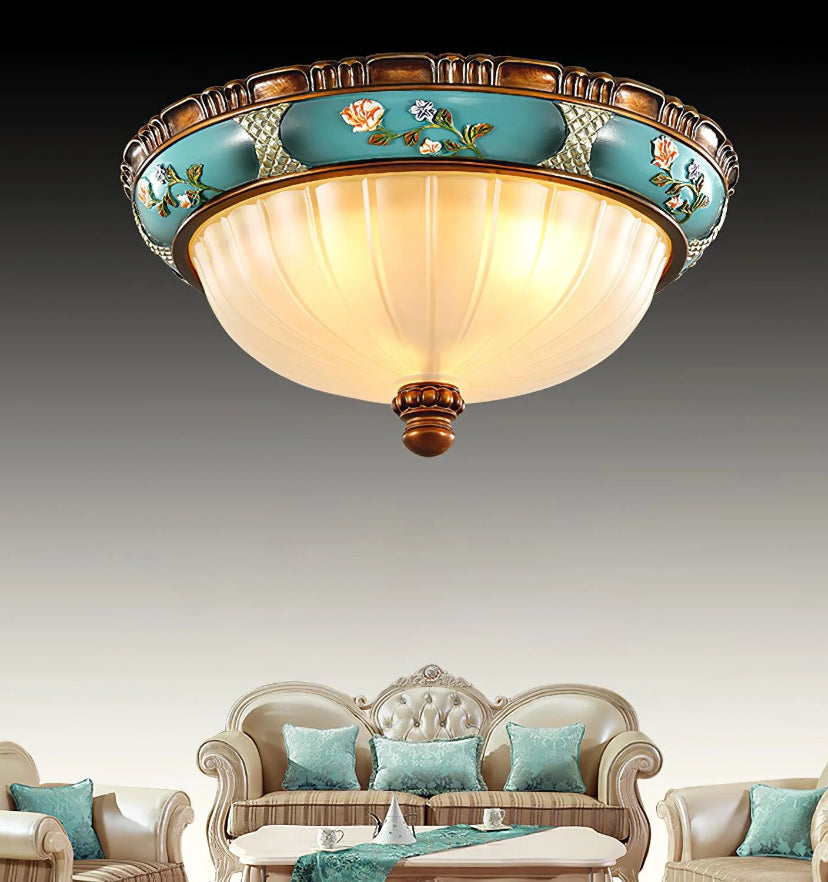 Retro Floral Recessed Ceiling Light - Yiarolight