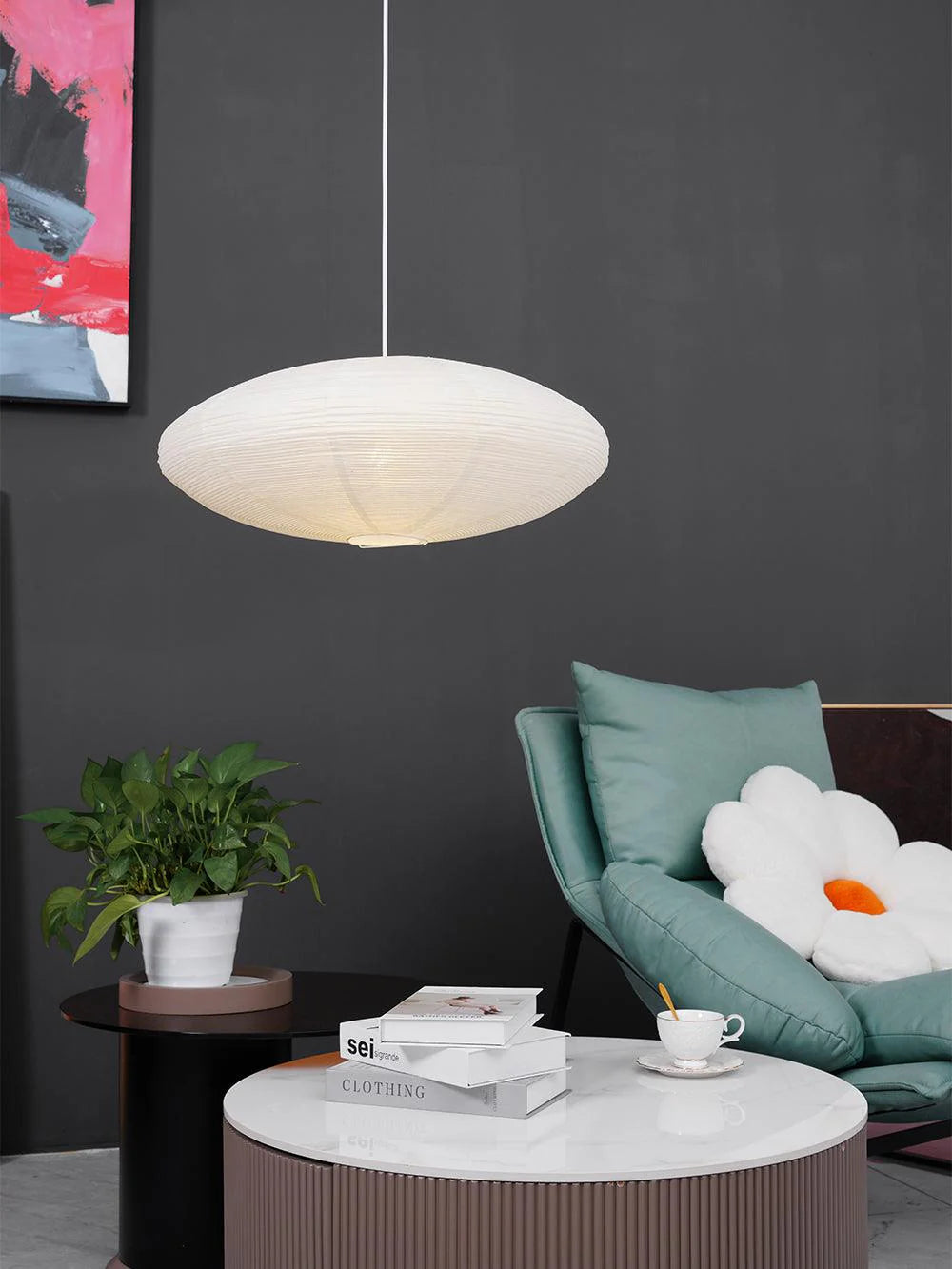 Washi Paper 15A 21A 26A Pendant Light - Yiarolight