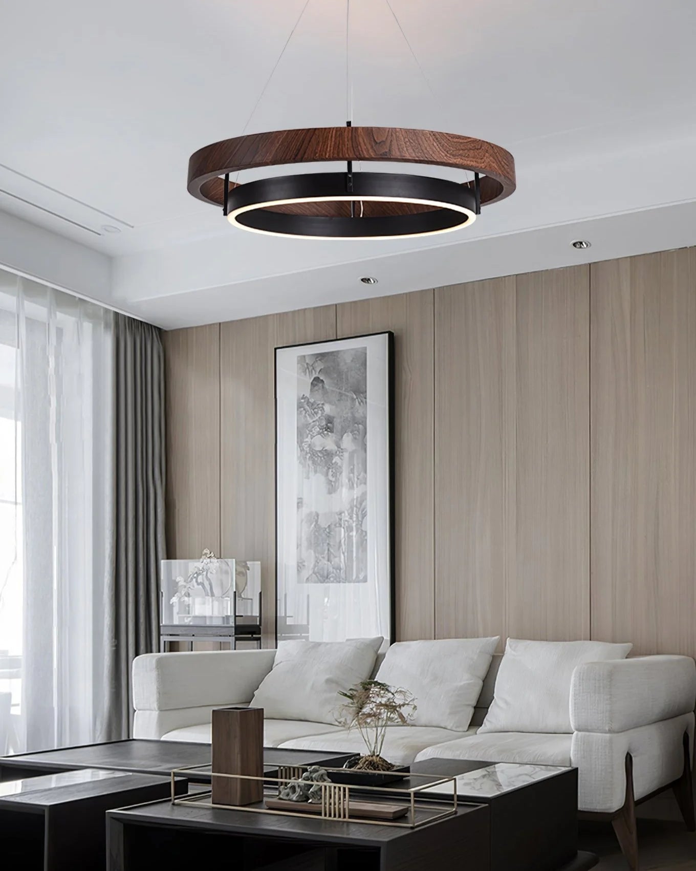 Ring Dunst Chandelier - Yiarolight