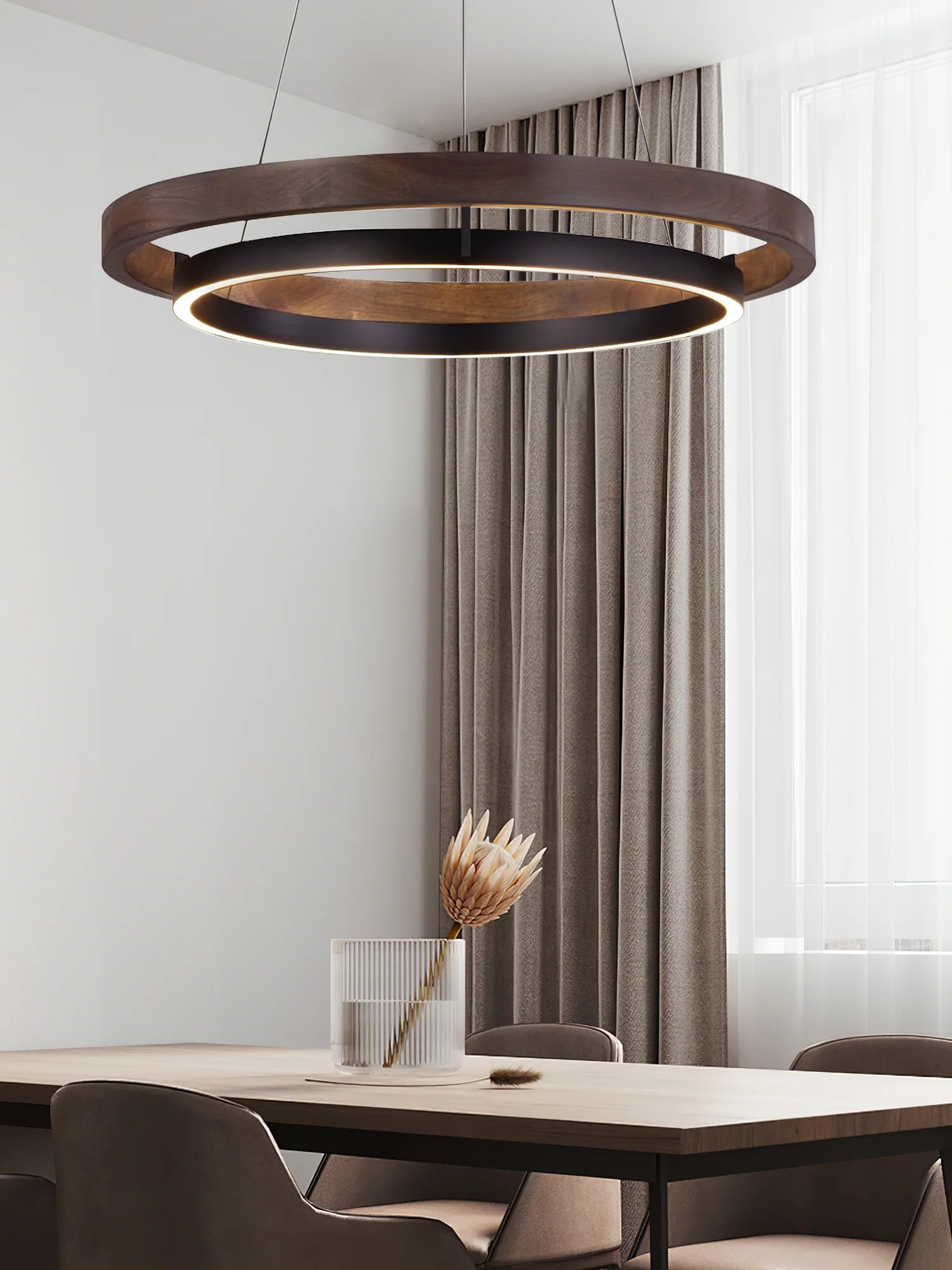 Ring Dunst Chandelier - Yiarolight