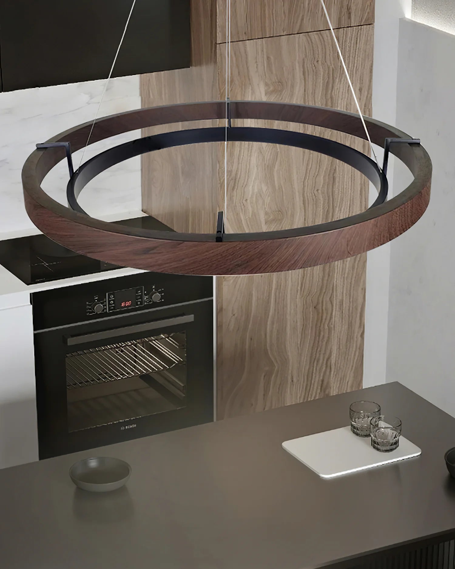 Ring Dunst Chandelier - Yiarolight