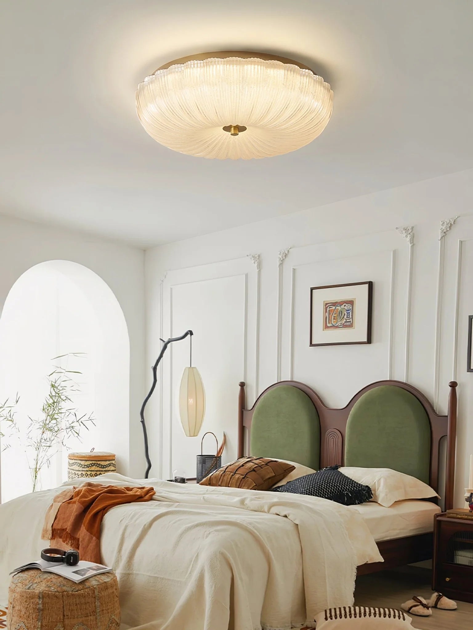 Ripple Glass Ceiling Light - Yiarolight