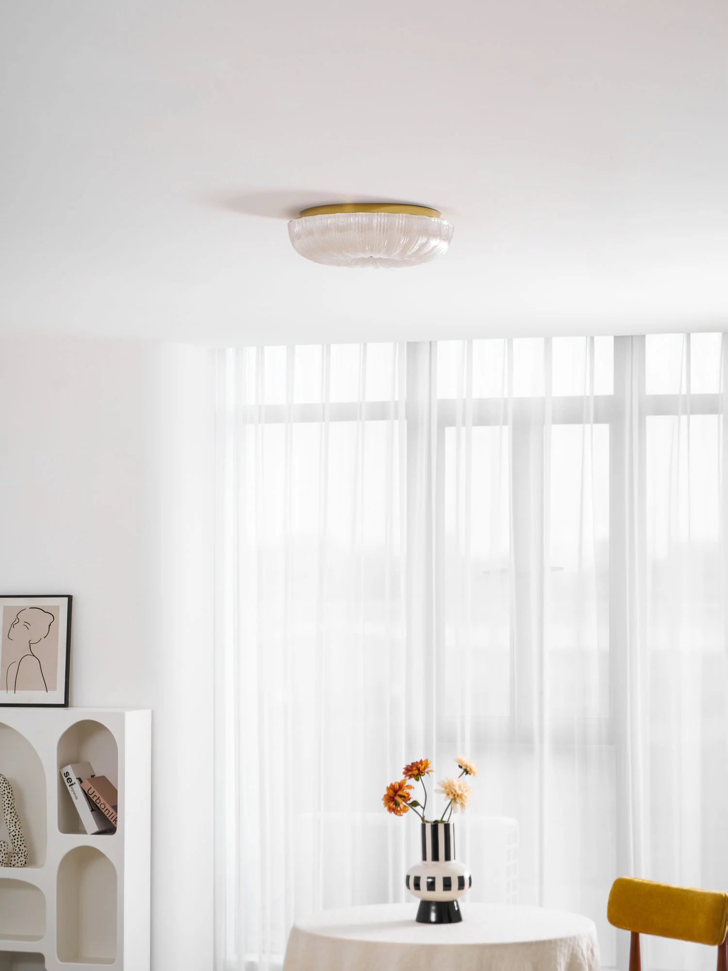 Ripple Glass Ceiling Light - Yiarolight