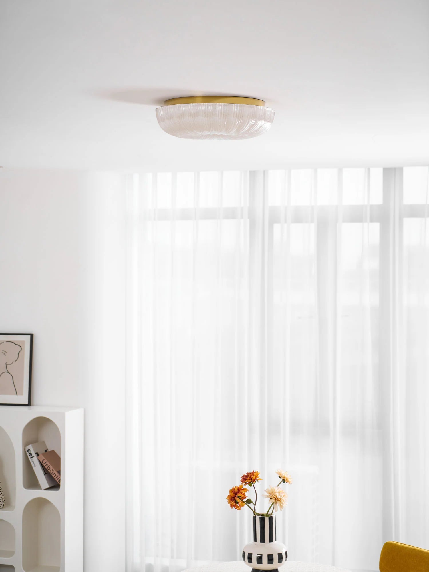 Ripple Glass Ceiling Light - Yiarolight