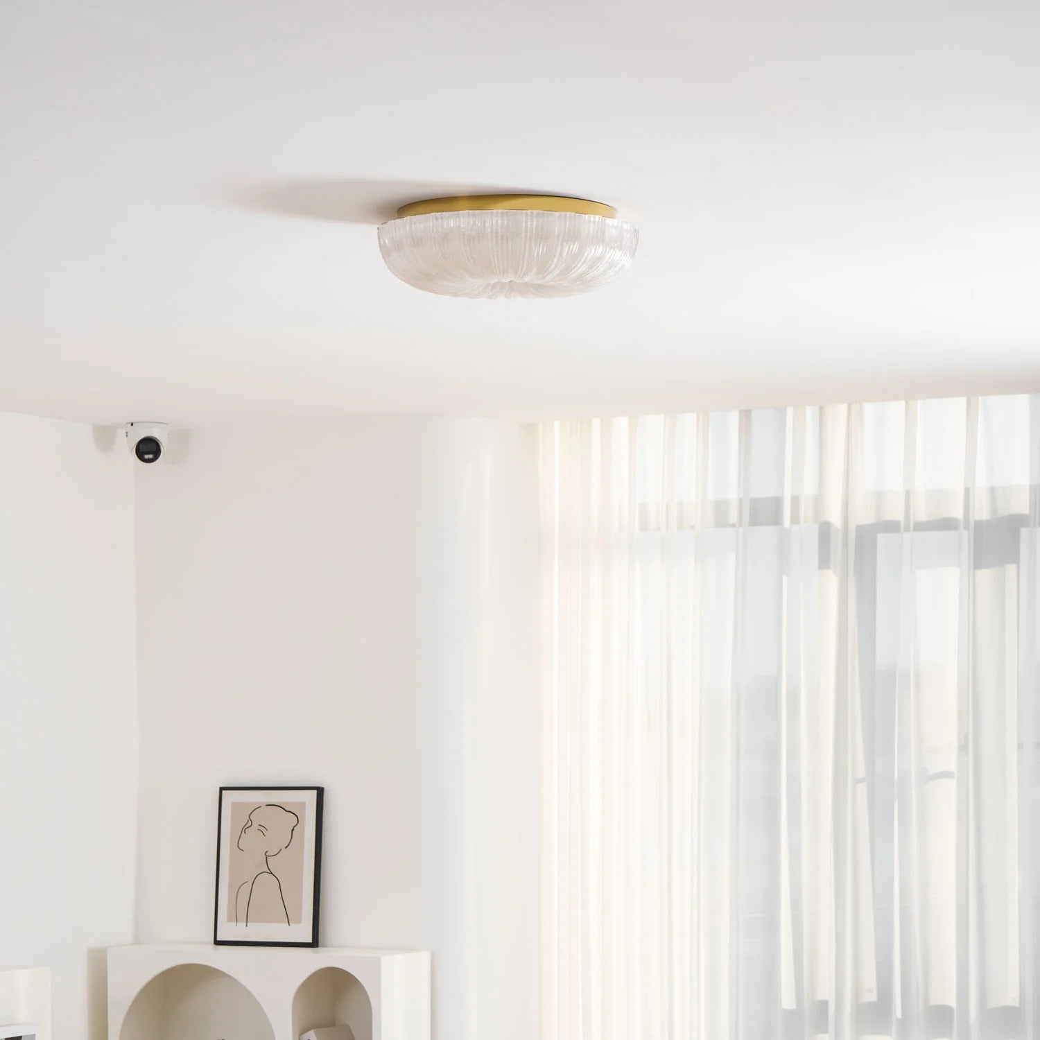 Ripple Glass Ceiling Light - Yiarolight