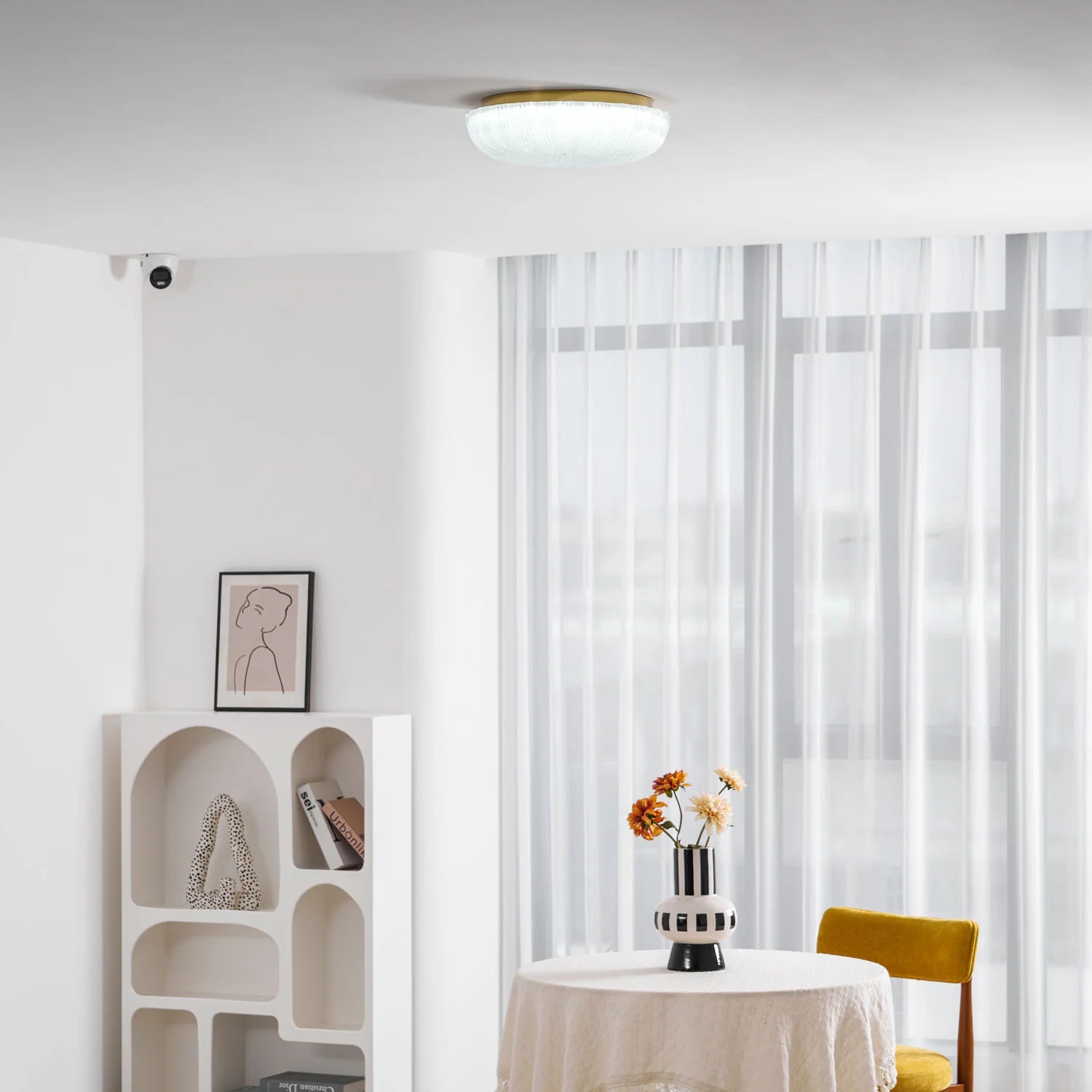 Ripple Glass Ceiling Light - Yiarolight
