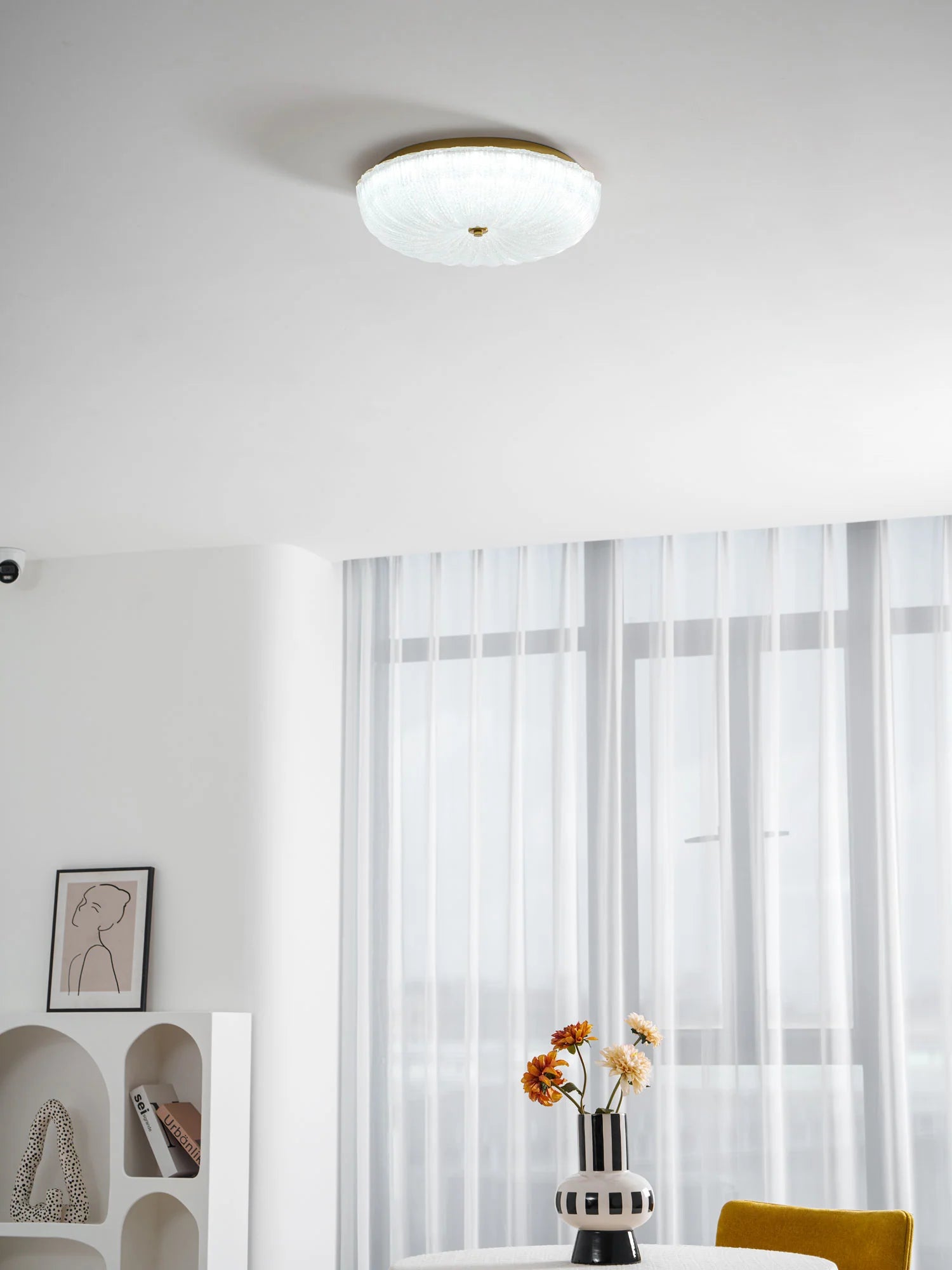Ripple Glass Ceiling Light - Yiarolight