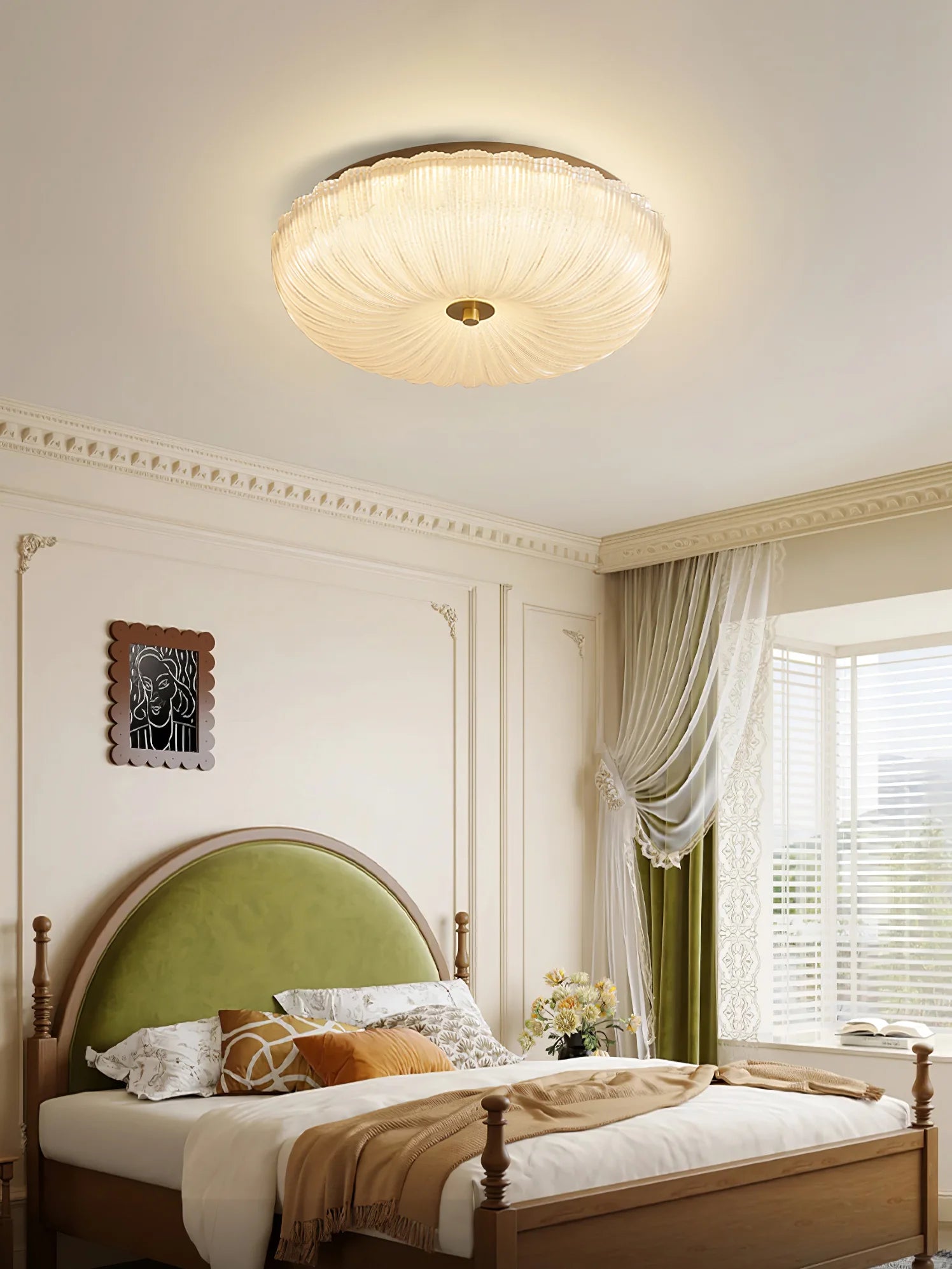 Ripple Glass Ceiling Light - Yiarolight