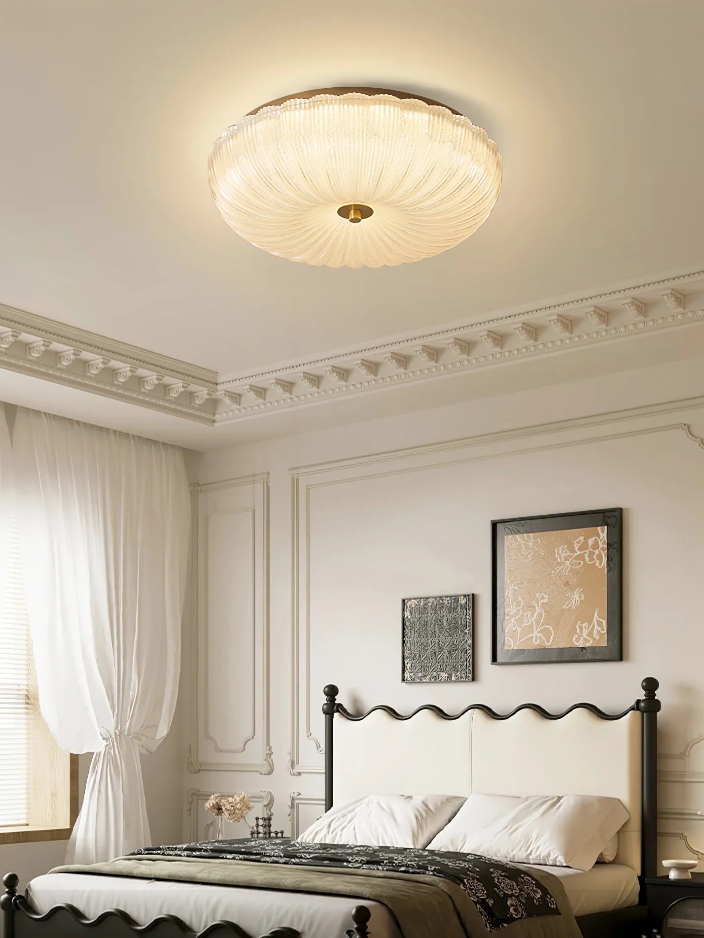 Ripple Glass Ceiling Light - Yiarolight