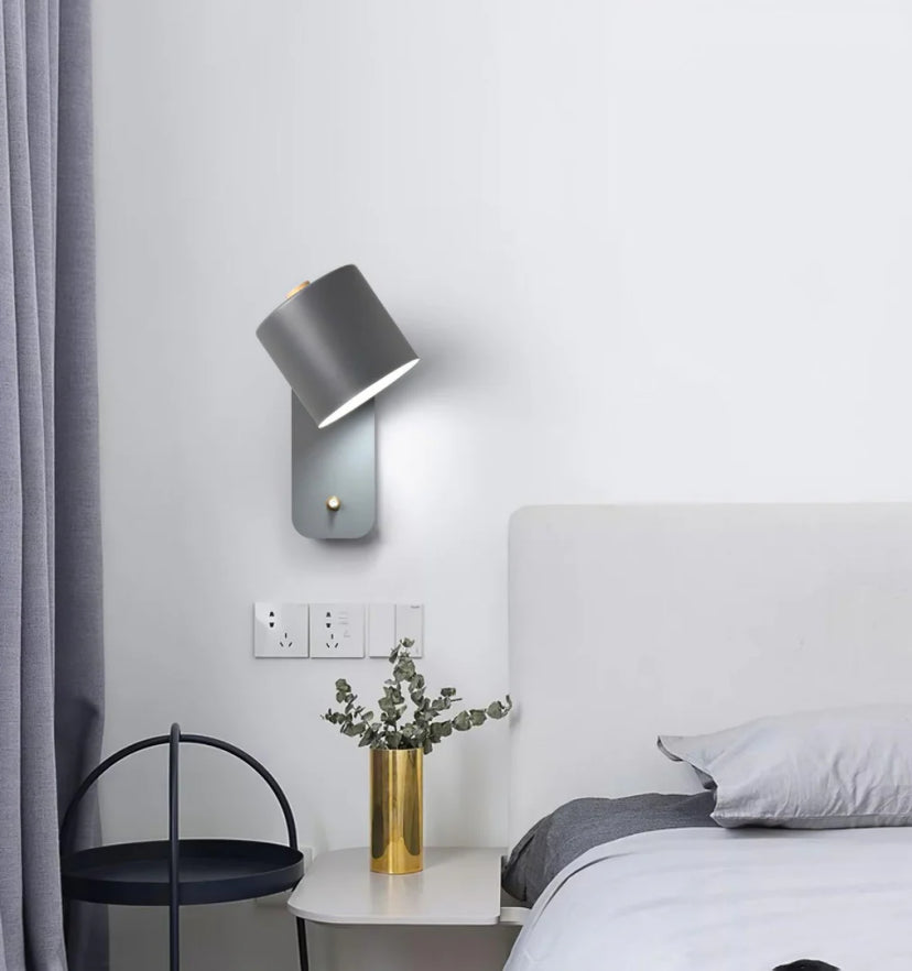 Rotatable Cylinder Plug-in Wall Lamp - Yiarolight