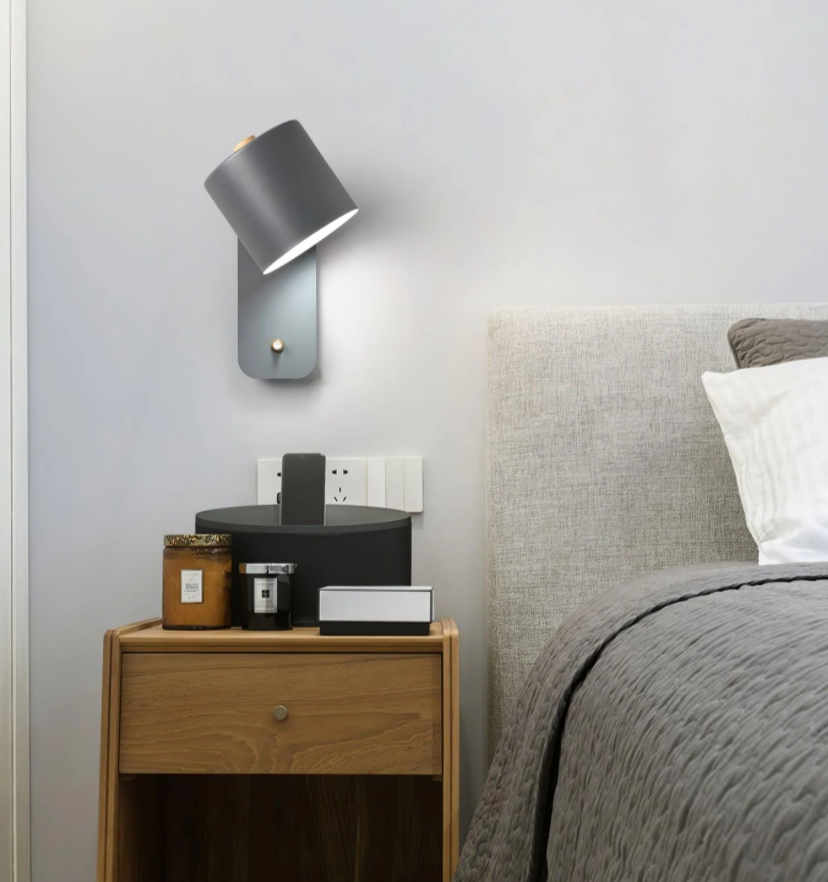 Rotatable Cylinder Plug-in Wall Lamp - Yiarolight