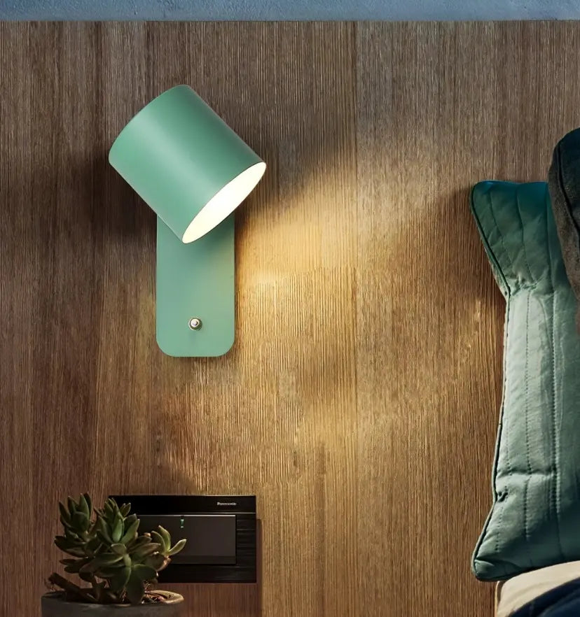 Rotatable Cylinder Plug-in Wall Lamp - Yiarolight