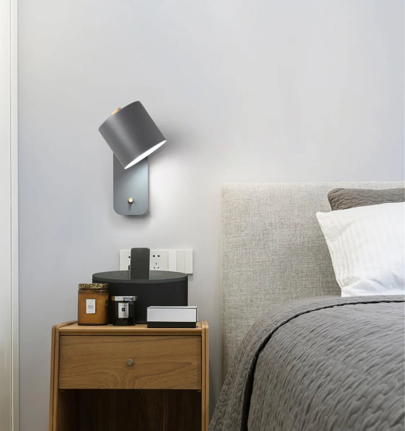 Rotatable Cylinder Plug-in Wall Lamp - Yiarolight