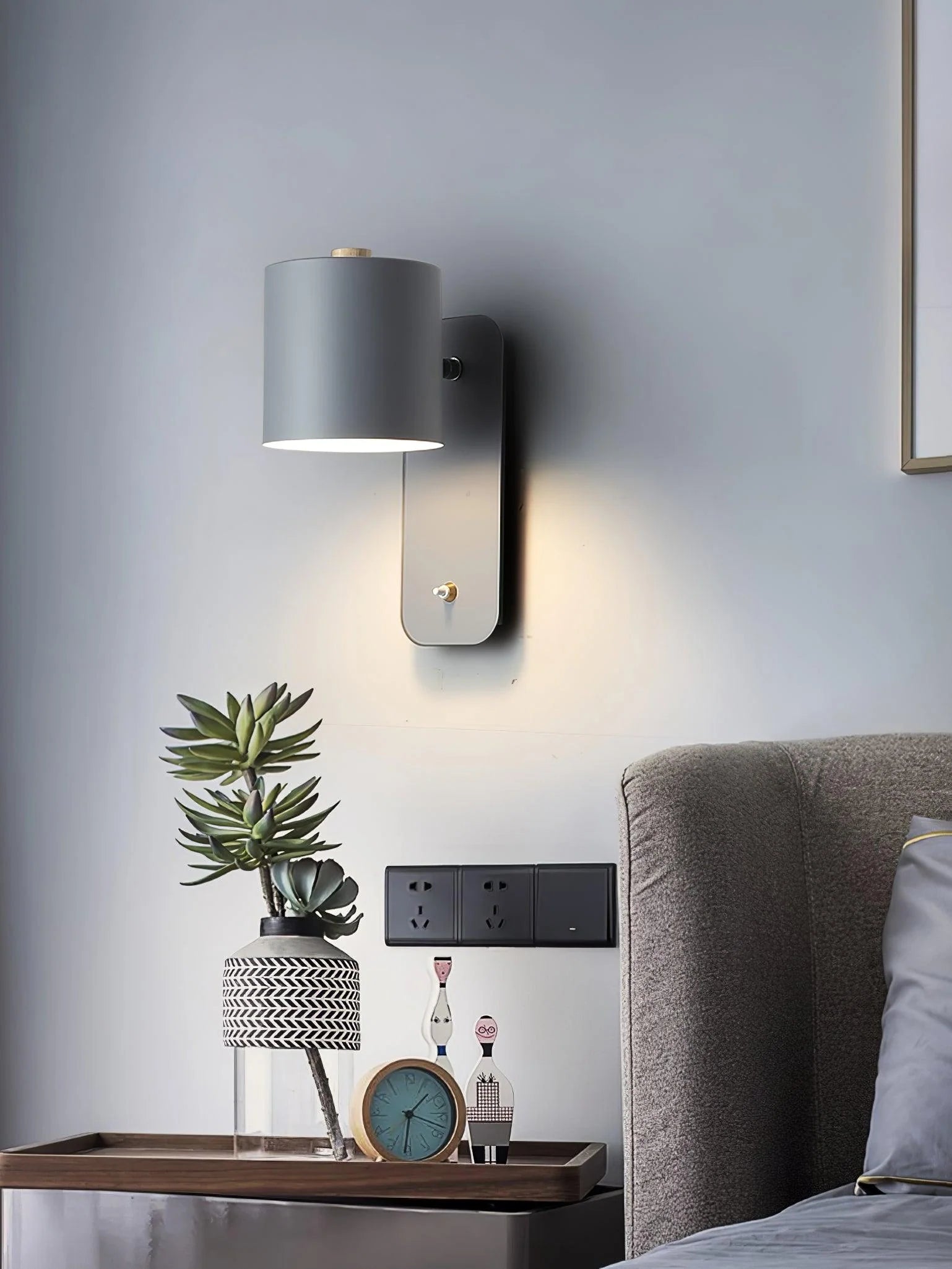 Rotatable Cylinder Plug-in Wall Lamp - Yiarolight