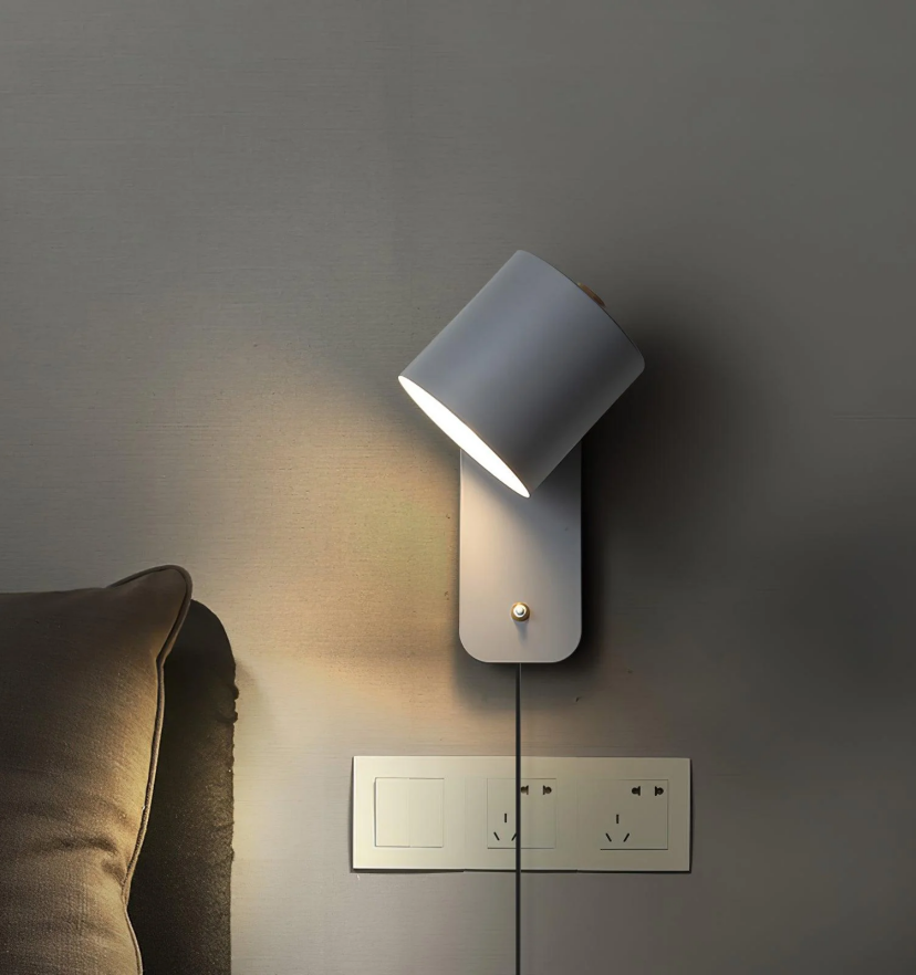 Rotatable Cylinder Plug-in Wall Lamp - Yiarolight
