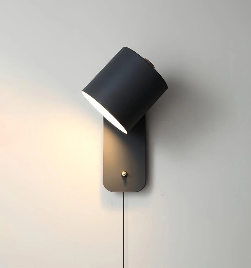 Rotatable Cylinder Plug-in Wall Lamp - Yiarolight