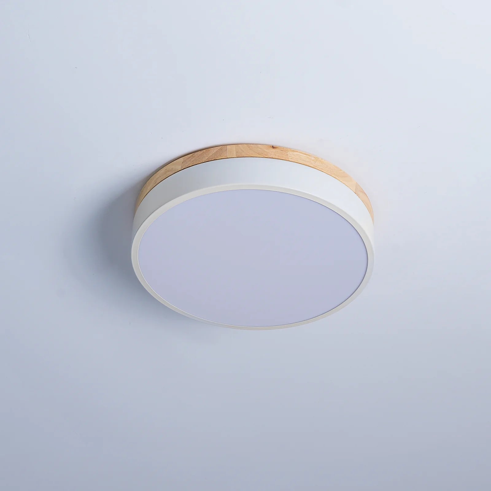 Round Wooden Ceiling Lamp - Auraolight