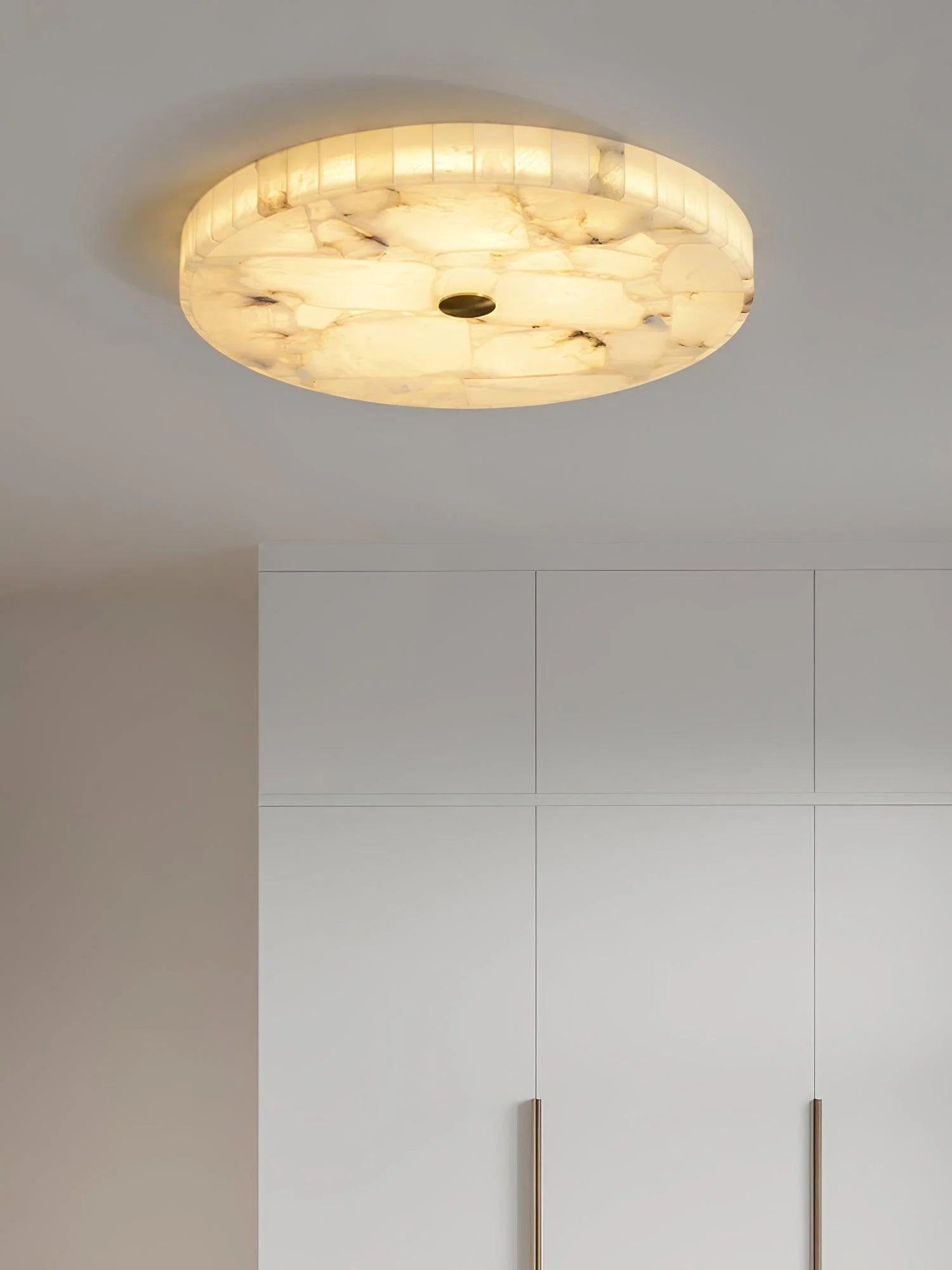 Round Alabaster Ceiling Lamp - Yiarolight