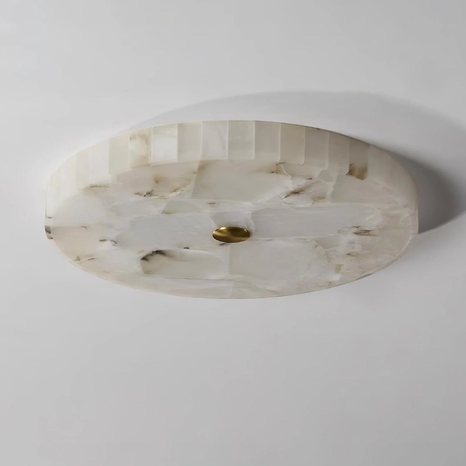 Round Alabaster Ceiling Lamp - Yiarolight