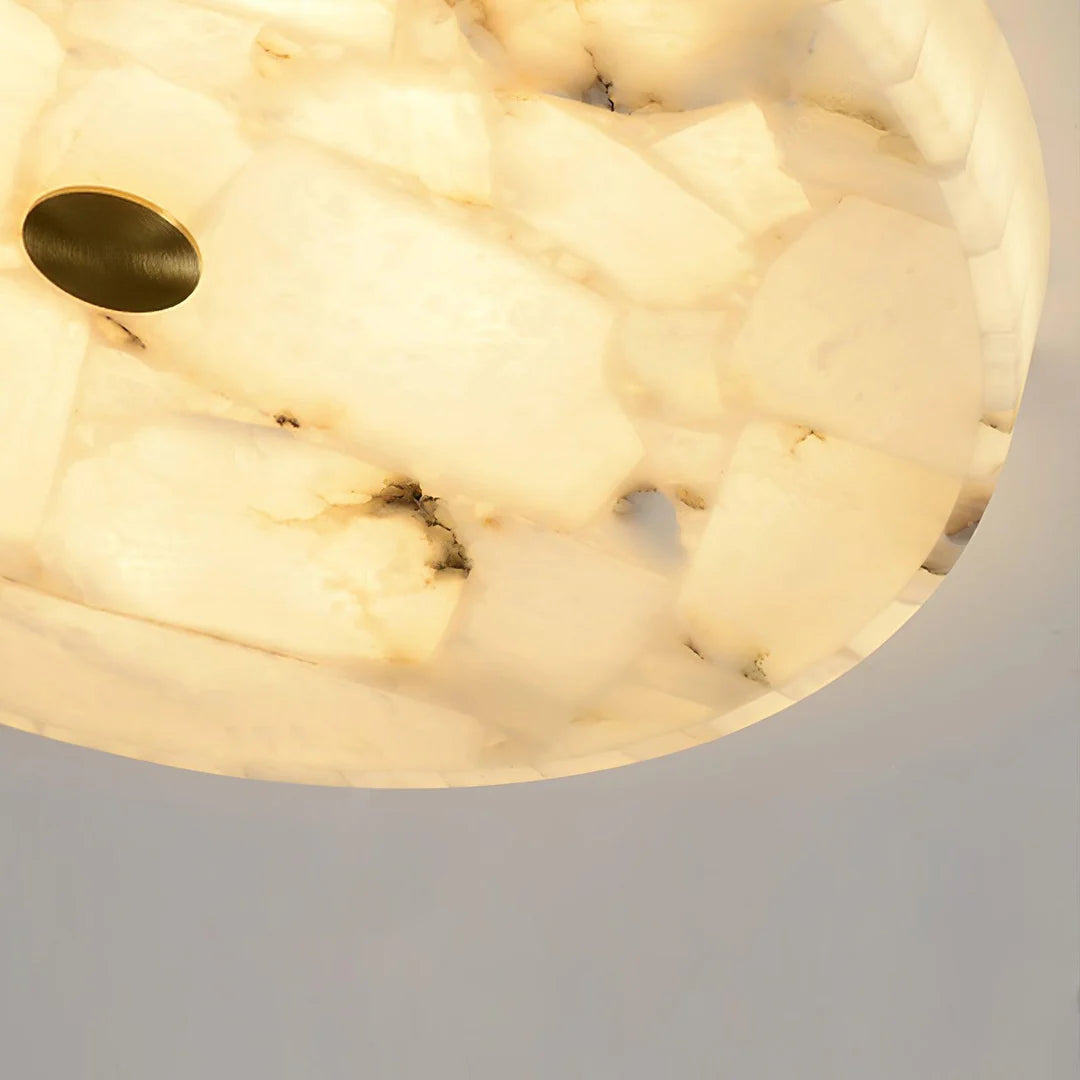 Round Alabaster Ceiling Lamp - Yiarolight