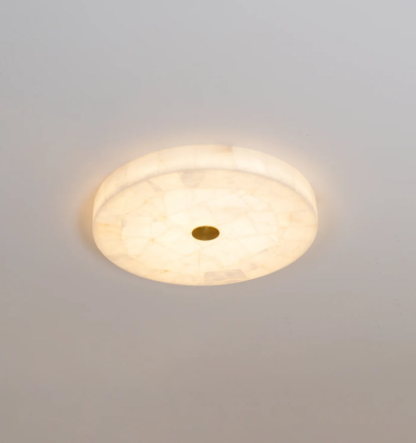 Round Alabaster Ceiling Lamp - Yiarolight