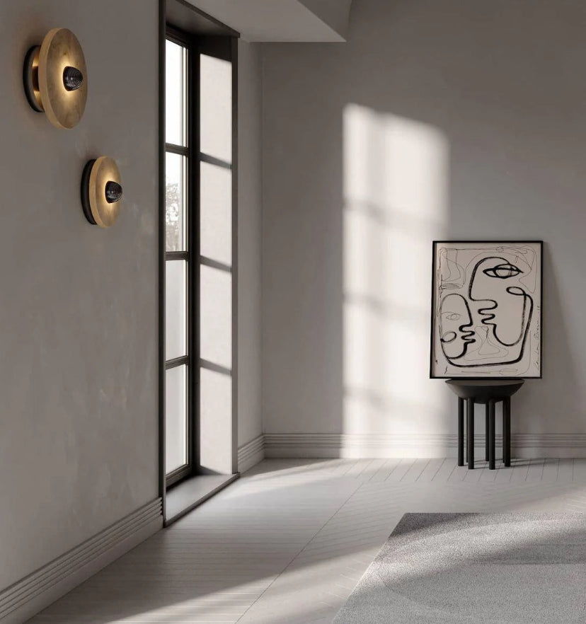 Round Alabaster Wall Lamp - Yiarolight