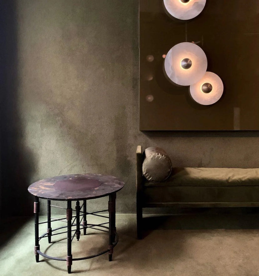 Round Alabaster Wall Lamp - Yiarolight