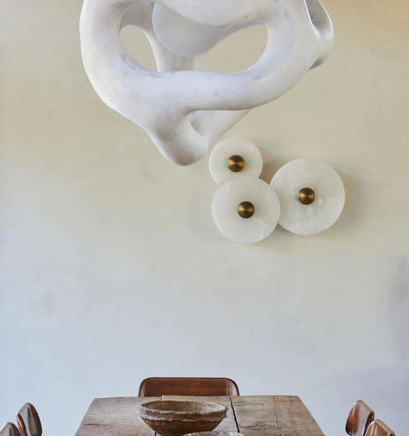 Round Alabaster Wall Lamp - Yiarolight