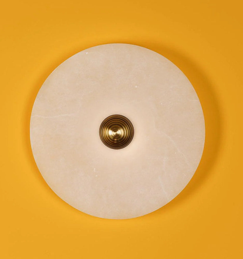Round Alabaster Wall Lamp - Yiarolight