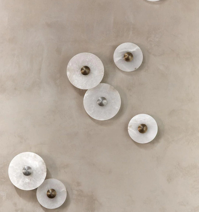 Round Alabaster Wall Lamp - Yiarolight