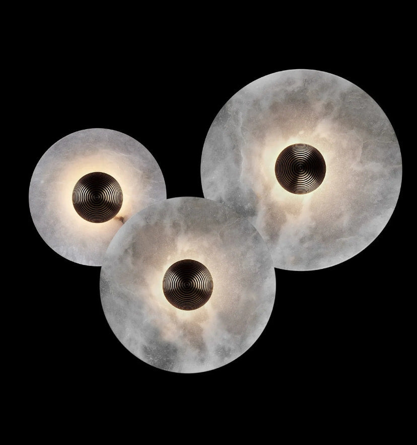 Round Alabaster Wall Lamp - Yiarolight