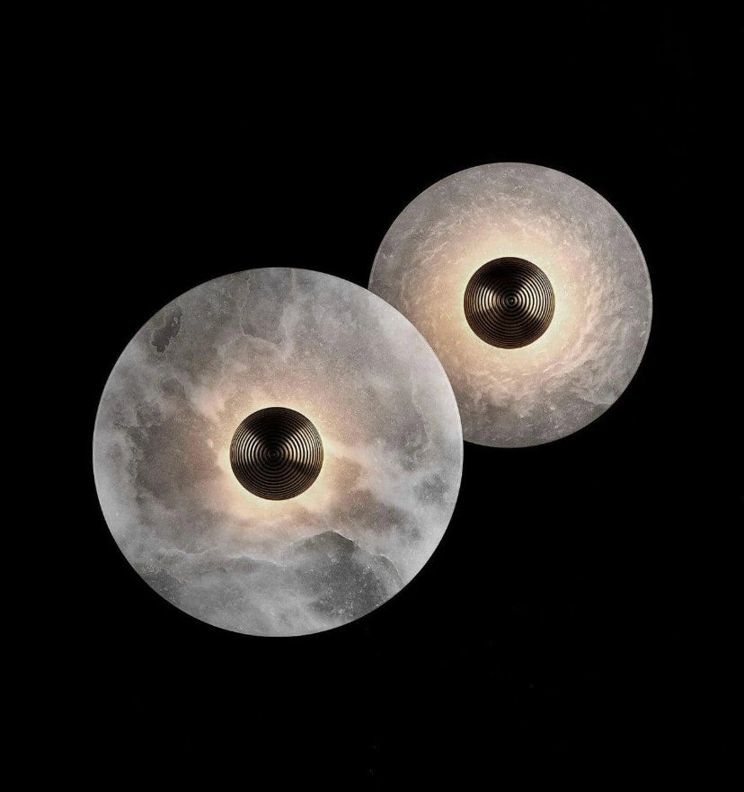 Round Alabaster Wall Lamp - Yiarolight