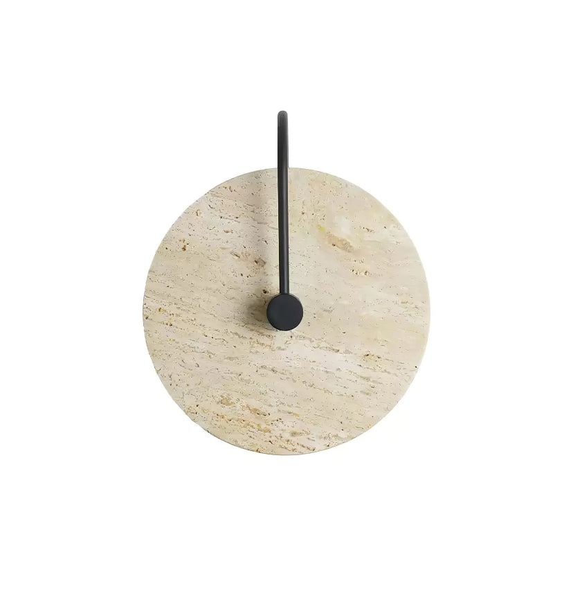 Round Travertine Wall Lamp - Yiarolight