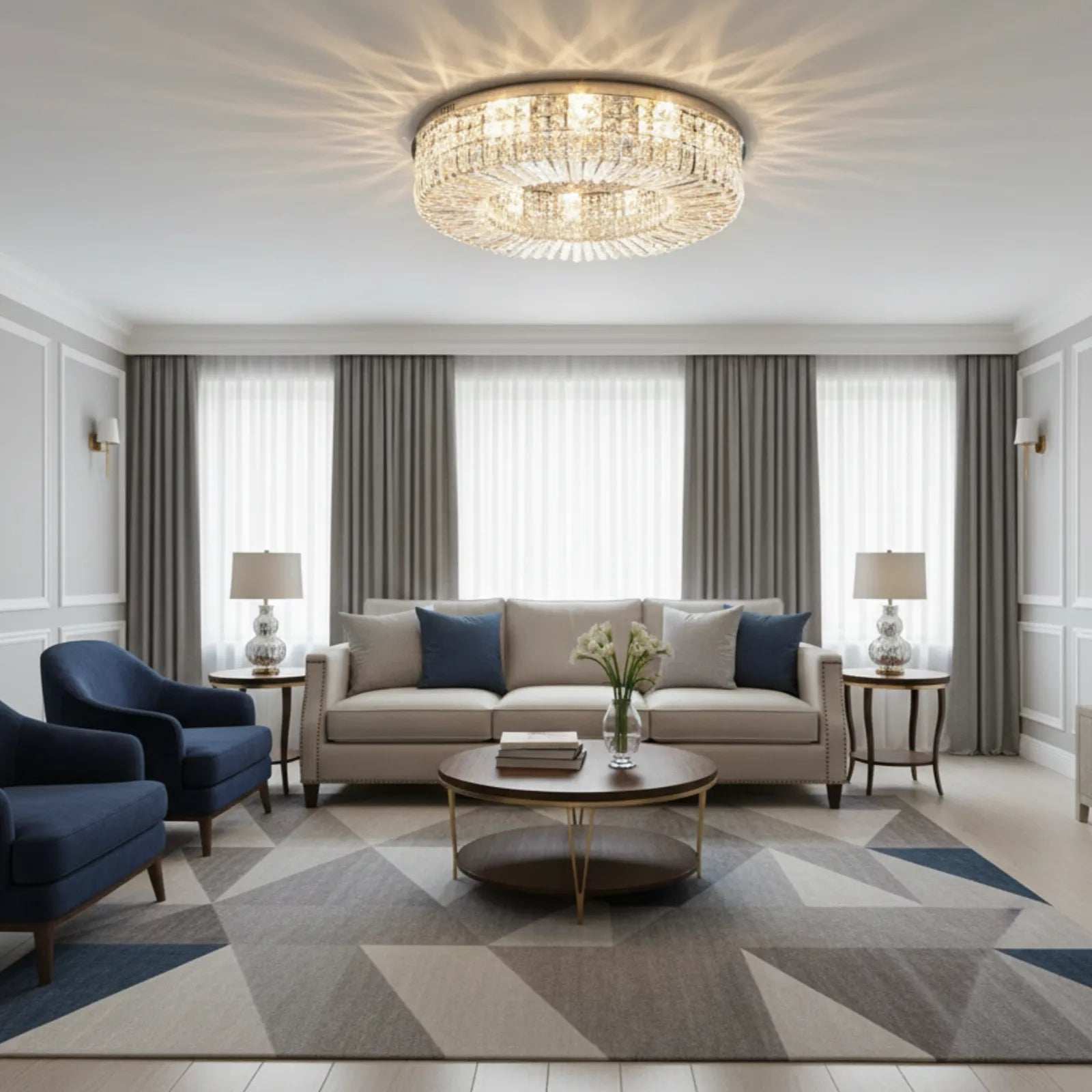 Royal Ring Ceiling Light