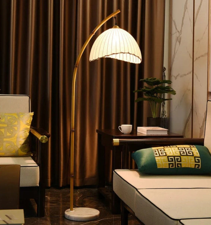 Vintage Bamboo Floor Lamp - Yiarolight