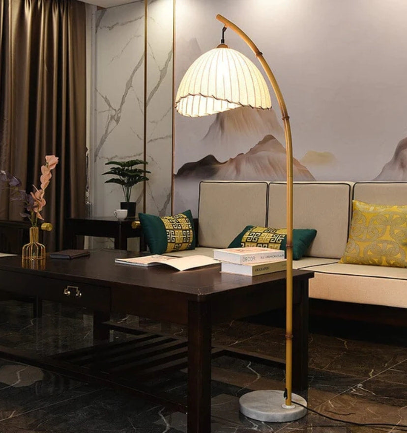 Vintage Bamboo Floor Lamp - Yiarolight