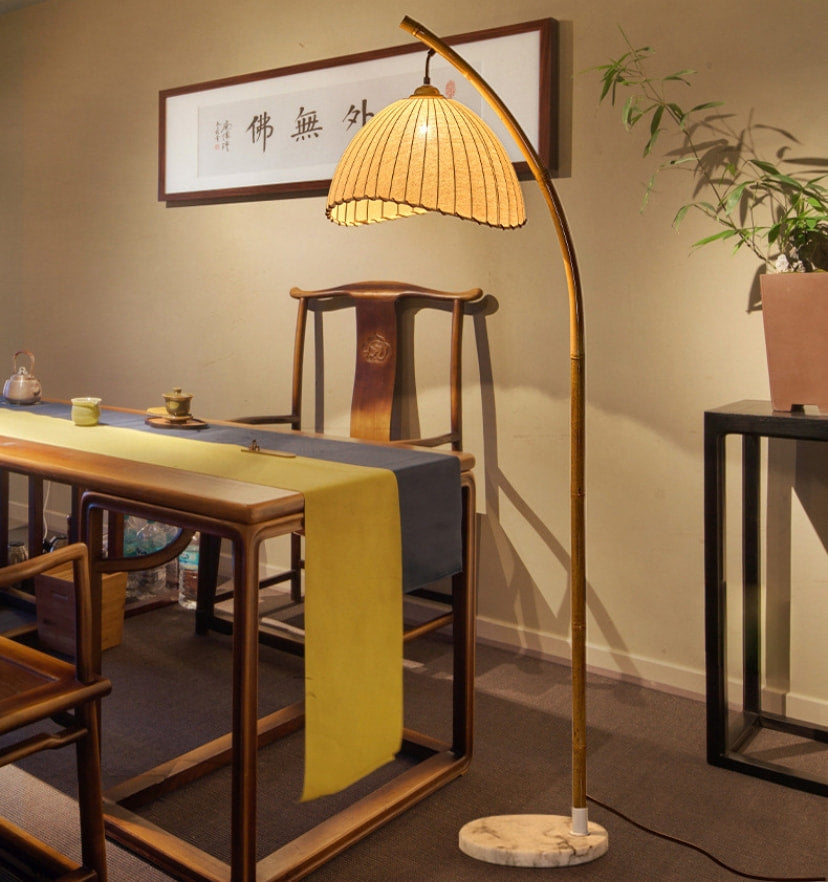 Vintage Bamboo Floor Lamp - Yiarolight