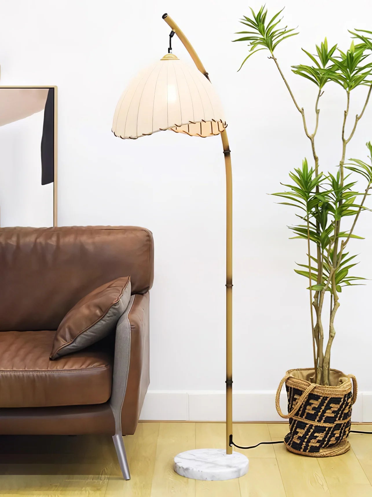 Vintage Bamboo Floor Lamp - Yiarolight