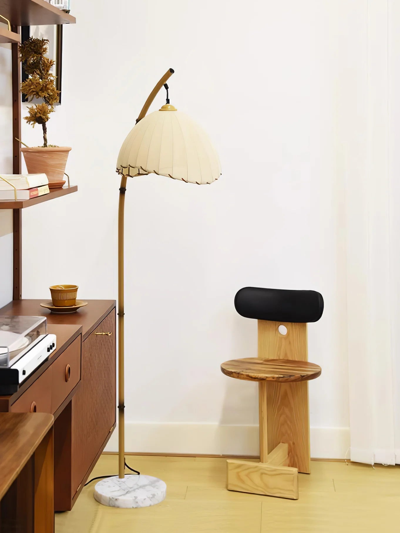 Vintage Bamboo Floor Lamp - Yiarolight